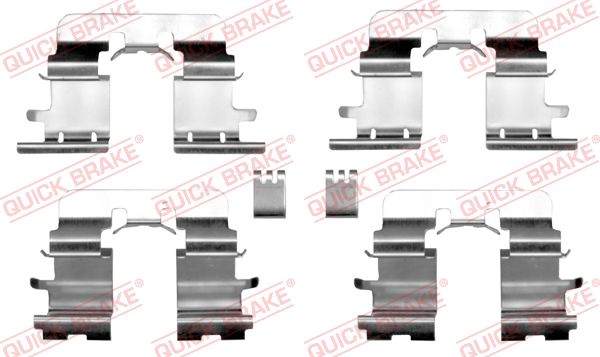 Accessory Kit, disc brake pad - 109-1290 QUICK BRAKE
