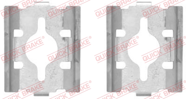 Kit accessori, Pastiglia freno - 109-1600 QUICK BRAKE