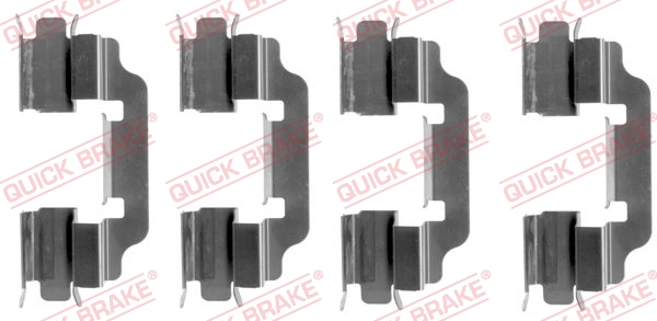 Accessory Kit, disc brake pad - 109-1601 QUICK BRAKE