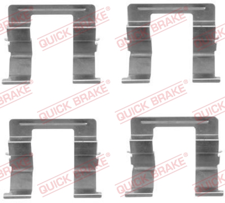 Kit accessori, Pastiglia freno - 109-1605 QUICK BRAKE