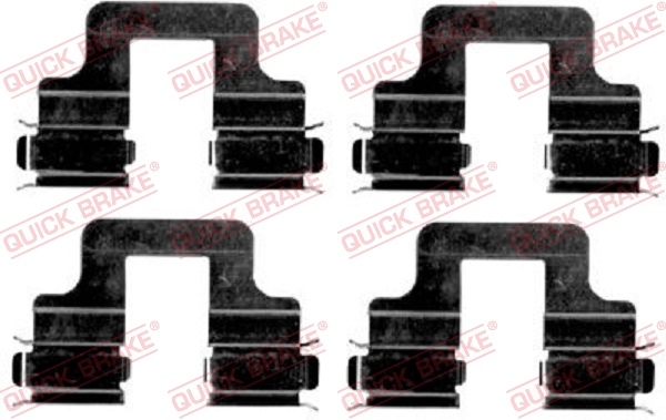Accessory Kit, disc brake pad - 109-1606 QUICK BRAKE