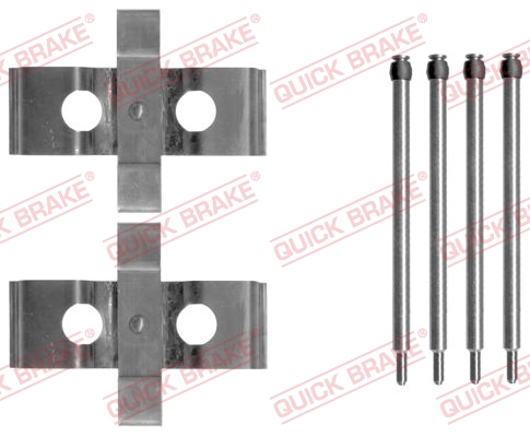 Kit accessori, Pastiglia freno - 109-1611 QUICK BRAKE