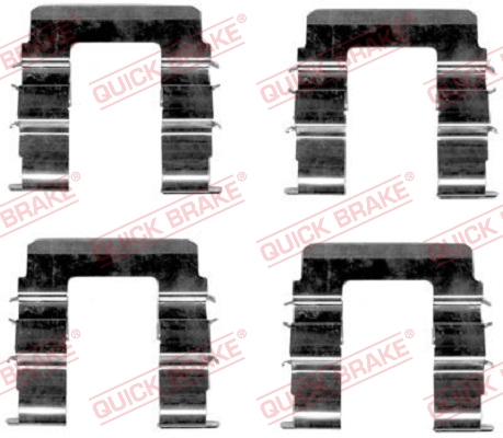 Kit accessori, Pastiglia freno - 109-1615 QUICK BRAKE