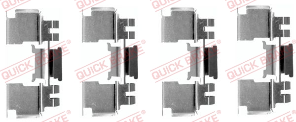 Kit accessori, Pastiglia freno - 109-1621 QUICK BRAKE