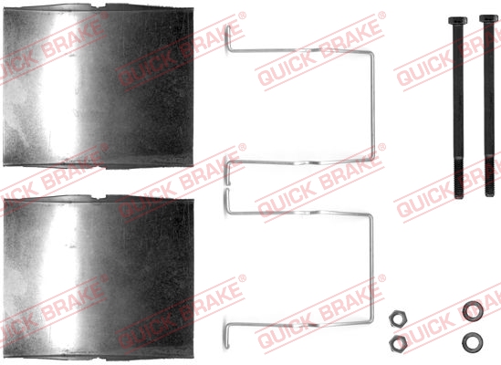 Kit accessori, Pastiglia freno - 109-1623 QUICK BRAKE