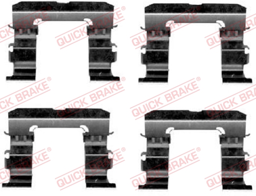 Accessory Kit, disc brake pad - 109-1632 QUICK BRAKE