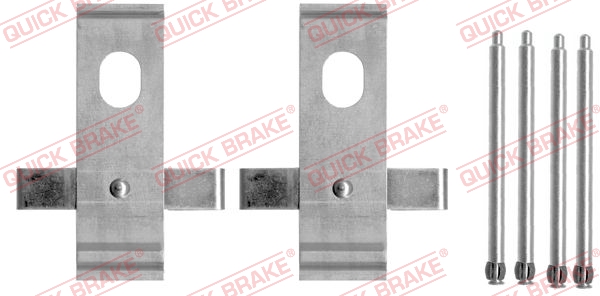 Kit accessori, Pastiglia freno - 109-1634 QUICK BRAKE