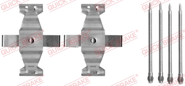 Kit accessori, Pastiglia freno - 109-1636 QUICK BRAKE