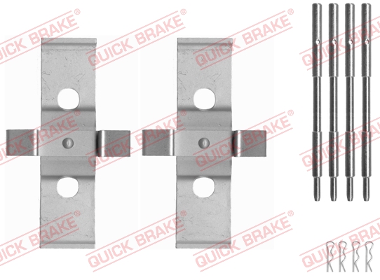Kit accessori, Pastiglia freno - 109-1637 QUICK BRAKE