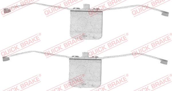 Accessory Kit, disc brake pad - 109-1639 QUICK BRAKE