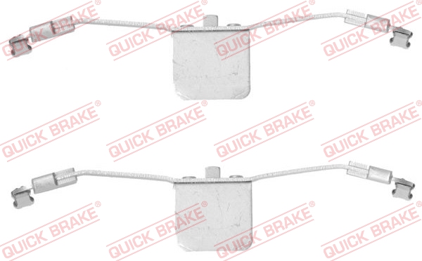Kit accessori, Pastiglia freno - 109-1641 QUICK BRAKE
