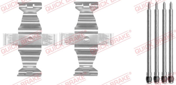 Kit accessori, Pastiglia freno - 109-1643 QUICK BRAKE
