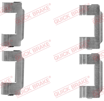 Kit accessori, Pastiglia freno - 109-1646 QUICK BRAKE