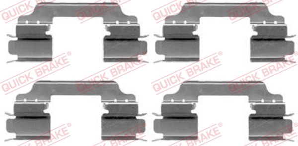Accessory Kit, disc brake pad - 109-1649 QUICK BRAKE