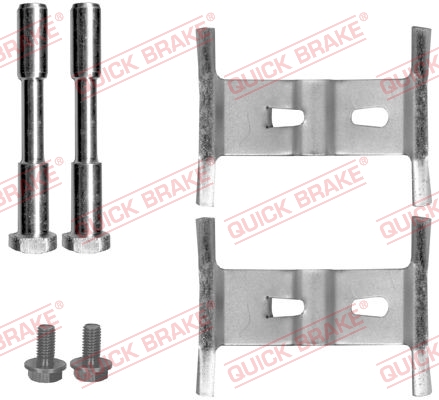 priedų komplektas, diskinių stabdžių trinkelės - 109-1658 QUICK BRAKE