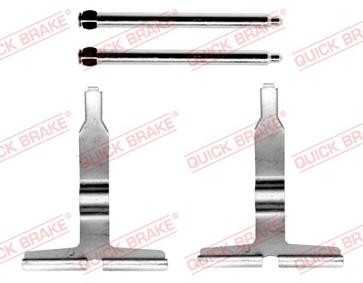 Kit accessori, Pastiglia freno - 109-1661 QUICK BRAKE