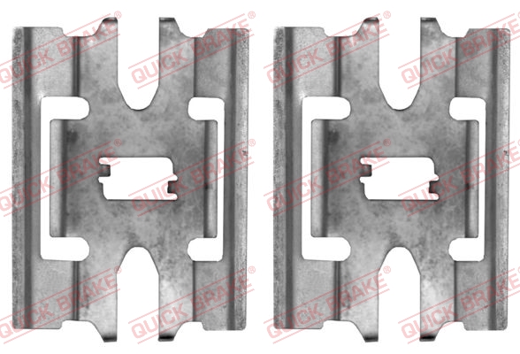 Zubehörsatz, Scheibenbremsbelag - 109-1663 QUICK BRAKE