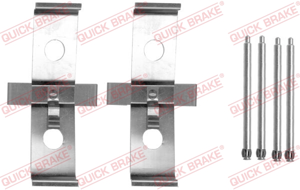 Kit accessori, Pastiglia freno - 109-1674 QUICK BRAKE
