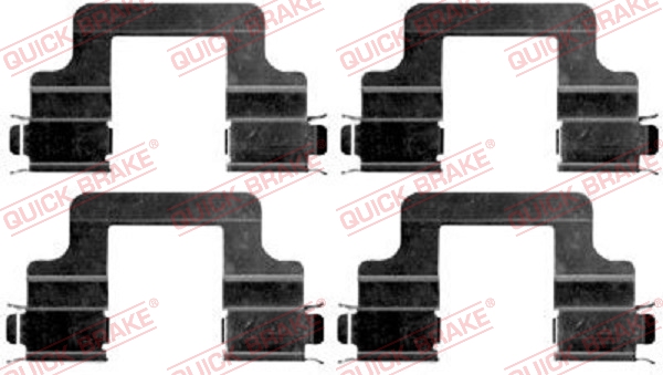 Kit accessori, Pastiglia freno - 109-1679 QUICK BRAKE