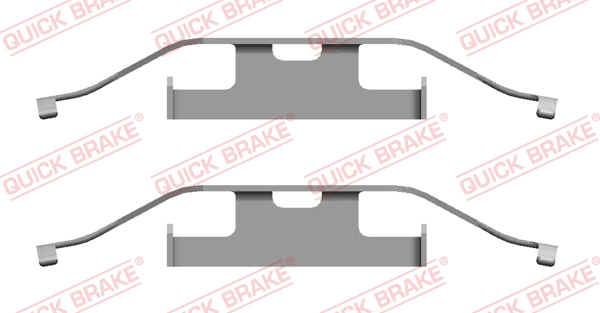 Accessory Kit, disc brake pad - 109-1682 QUICK BRAKE