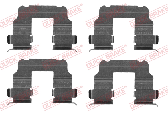 Accessory Kit, disc brake pad - 109-1690 QUICK BRAKE