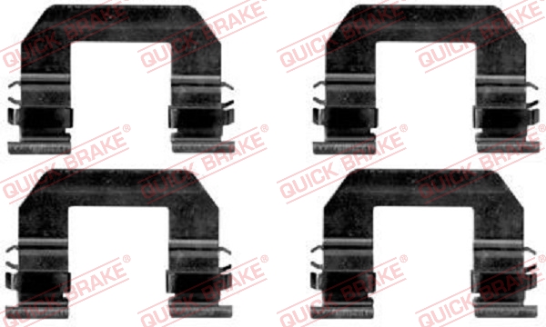 Kit accessori, Pastiglia freno - 109-1693 QUICK BRAKE