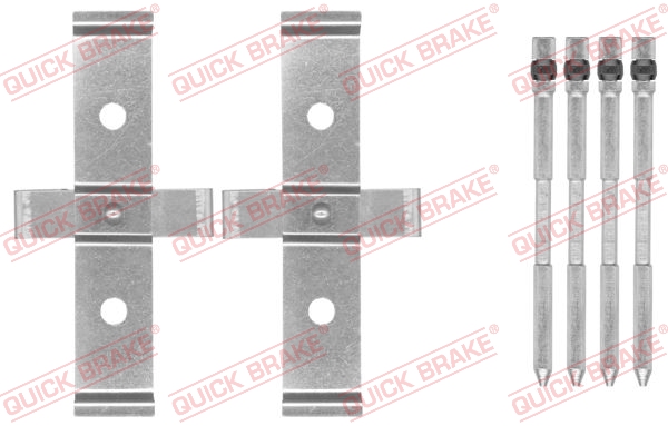 Kit accessori, Pastiglia freno - 109-1694 QUICK BRAKE