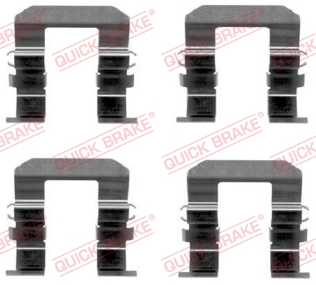 Accessory Kit, disc brake pad - 109-1704 QUICK BRAKE