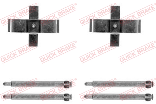 Accessory Kit, disc brake pad - 109-1713 QUICK BRAKE
