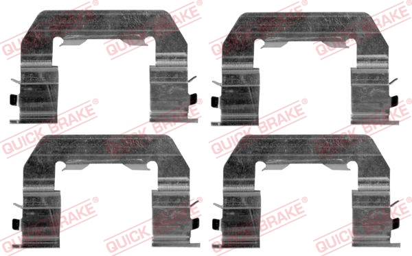 Accessory Kit, disc brake pad - 109-1719 QUICK BRAKE