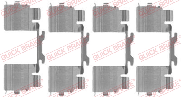 Accessory Kit, disc brake pad - 109-1725 QUICK BRAKE