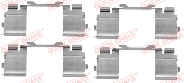 Kit accessori, Pastiglia freno - 109-1730 QUICK BRAKE