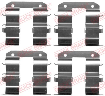 Kit accessori, Pastiglia freno - 109-1734 QUICK BRAKE