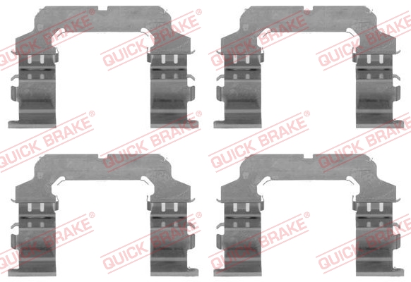 Accessory Kit, disc brake pad - 109-1738 QUICK BRAKE