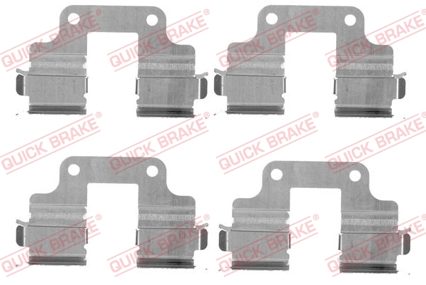 Accessory Kit, disc brake pad - 109-1739 QUICK BRAKE