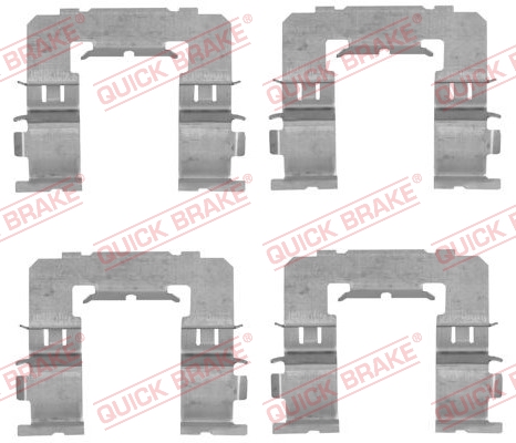 Accessory Kit, disc brake pad - 109-1742 QUICK BRAKE