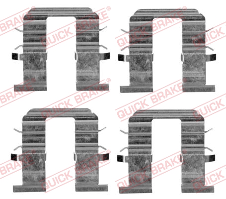 Zubehörsatz, Scheibenbremsbelag - 109-1746 QUICK BRAKE