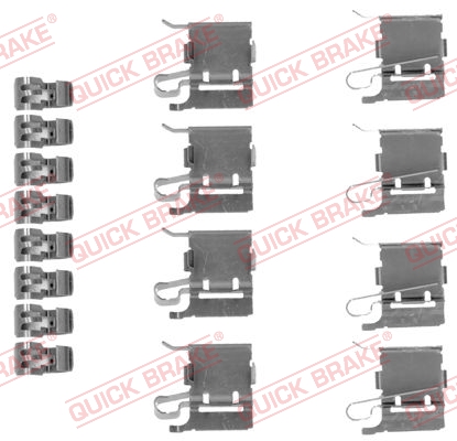 Accessory Kit, disc brake pad - 109-1748 QUICK BRAKE