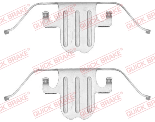 Accessory Kit, disc brake pad - 109-1751 QUICK BRAKE
