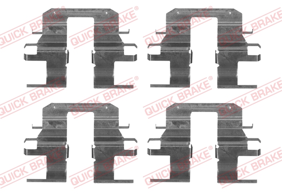 Accessory Kit, disc brake pad - 109-1753 QUICK BRAKE