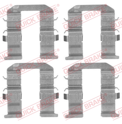 Accessory Kit, disc brake pad - 109-1758 QUICK BRAKE