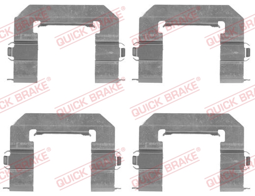 Accessory Kit, disc brake pad - 109-1761 QUICK BRAKE