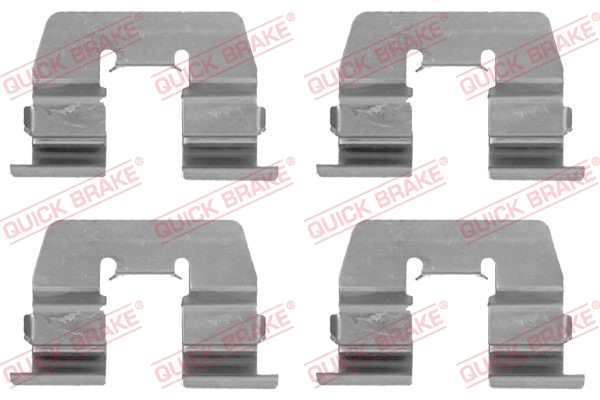 Accessory Kit, disc brake pad - 109-1764 QUICK BRAKE