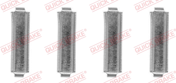 Accessory Kit, disc brake pad - 109-1771 QUICK BRAKE