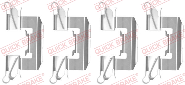 Kit accessori, Pastiglia freno - 109-1772 QUICK BRAKE
