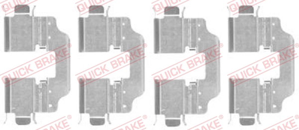 Accessory Kit, disc brake pad - 109-1773 QUICK BRAKE