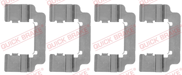Accessory Kit, disc brake pad - 109-1777 QUICK BRAKE