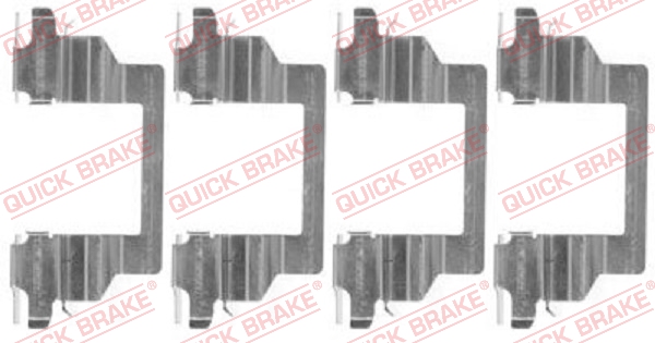 Kit accessori, Pastiglia freno - 109-1778 QUICK BRAKE