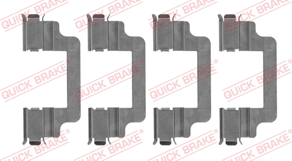 Kit accessori, Pastiglia freno - 109-1779 QUICK BRAKE