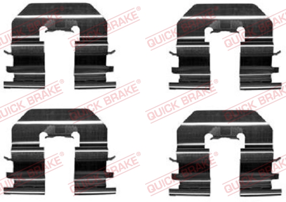Accessory Kit, disc brake pad - 109-1780 QUICK BRAKE